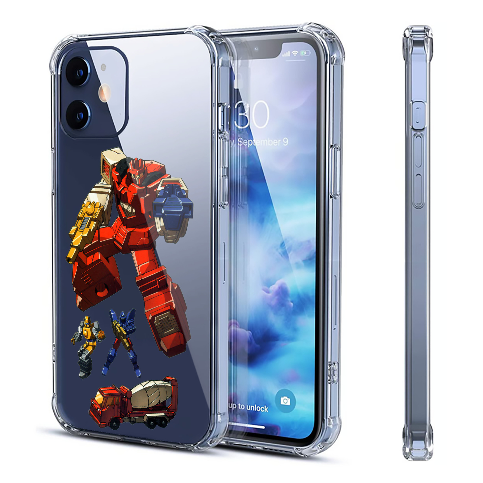 （画像用）  【iPhone 12シリーズ対応】透明スマホケース（クリアソフトケース）